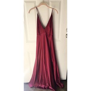 Satin Sinatra Maxi Dress